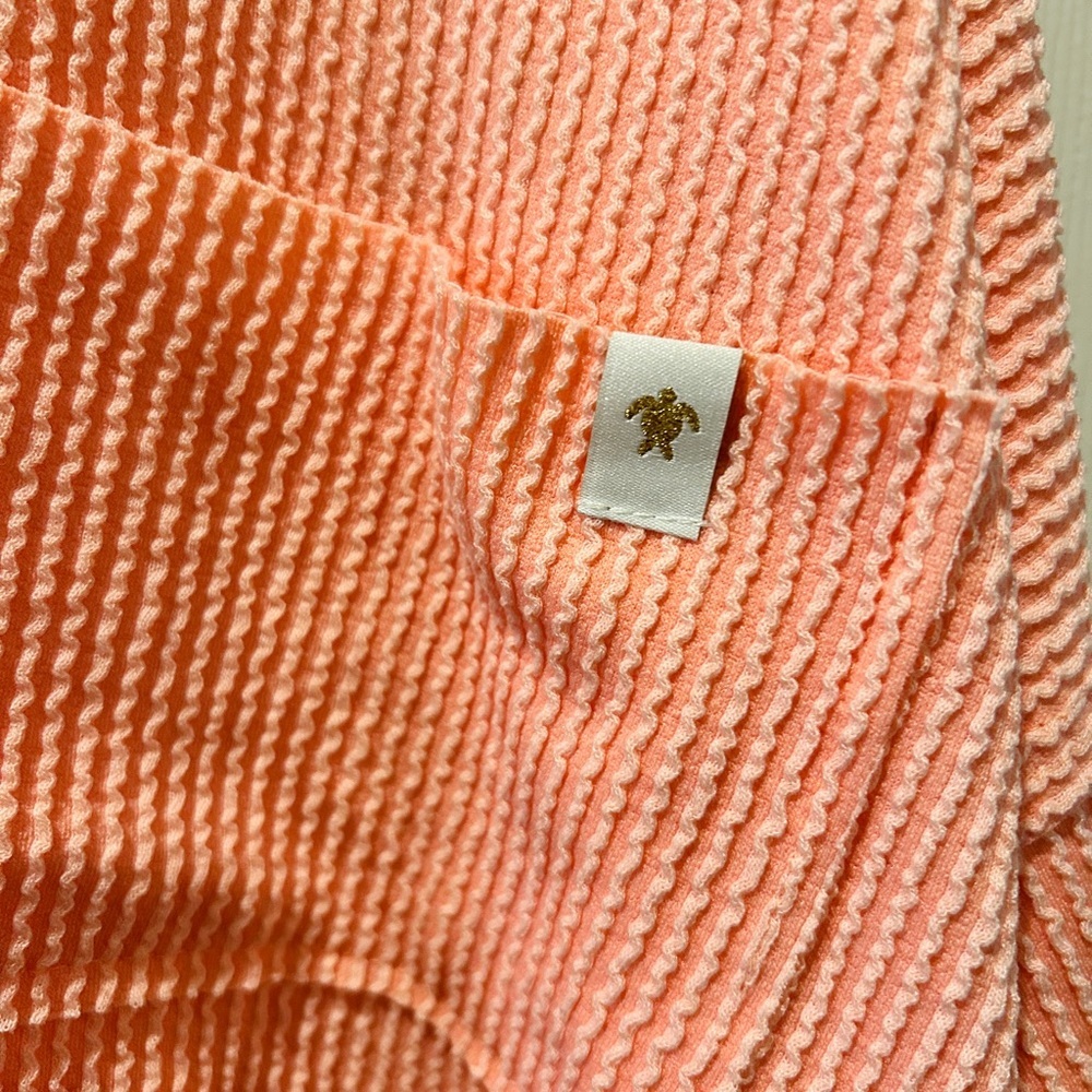 🍑 Simply Southern Coral Textured Cropped Knit Top | Size L | NWT 🍑 - Picture 6 of 9